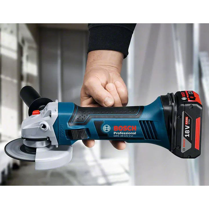 Meuleuse angulaire sans fil BOSCH GWS 18-125V-LI (vendu sans batterie)