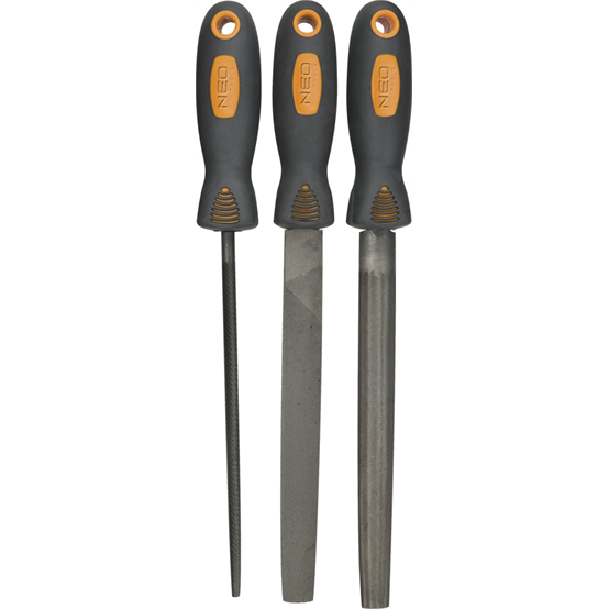 Jeu de 3 Limes à métaux NEO TOOLS 37-605