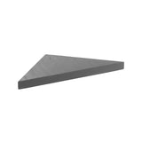 Etagère d'angle en résine 26 x 26 cm x 2,5 cm MARMOX imitation ardoise