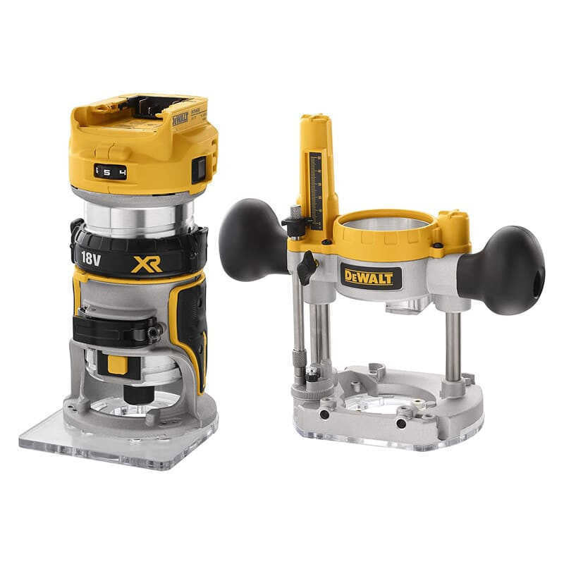 Affleureuse défonceuse XR 18V 5Ah Li-Ion Brushless 8 mm  DCW604P2-QW