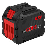 Pack 2 Batteries BOSCH ProCORE 18V 12Ah Professional + Chargeur BOSCH GAL 18V-160 C Professional + GCY 42 1600A016GY