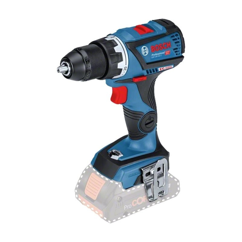 Pack BOSCH 06019J0204 Visseuse à chocs GDX 18V-210 C + Perceuse-visseuse GSR 18V-60 C + 2x4.0Ah ProCORE L-BOXX