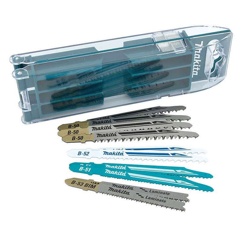 Pack de 10 Lames MAKITA B-44426 pour Scie Sauteuse Bois et Métal
