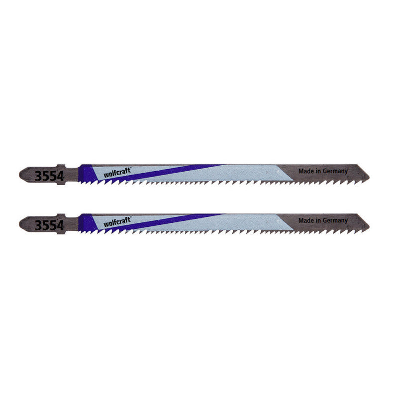 Pack de 2 Lames WOLFCRAFT 3554000 pour scie sauteuse L 110 mm