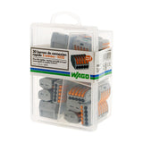 Pack de 30 bornes de connexion rapide a levier WAGO 5 entrées fil souple et rigide - S222