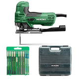 Pack Scie sauteuse 90mm et lame de scie - HIKOKI CJ90VAST2WAZ + Lot de 10 lames panachés bois et métal 750049