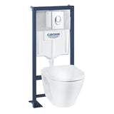 Pack WC suspendu sans bride GROHE SOLIDO OEM CERAMIC BUNDLE - murs porteurs ou non porteurs
