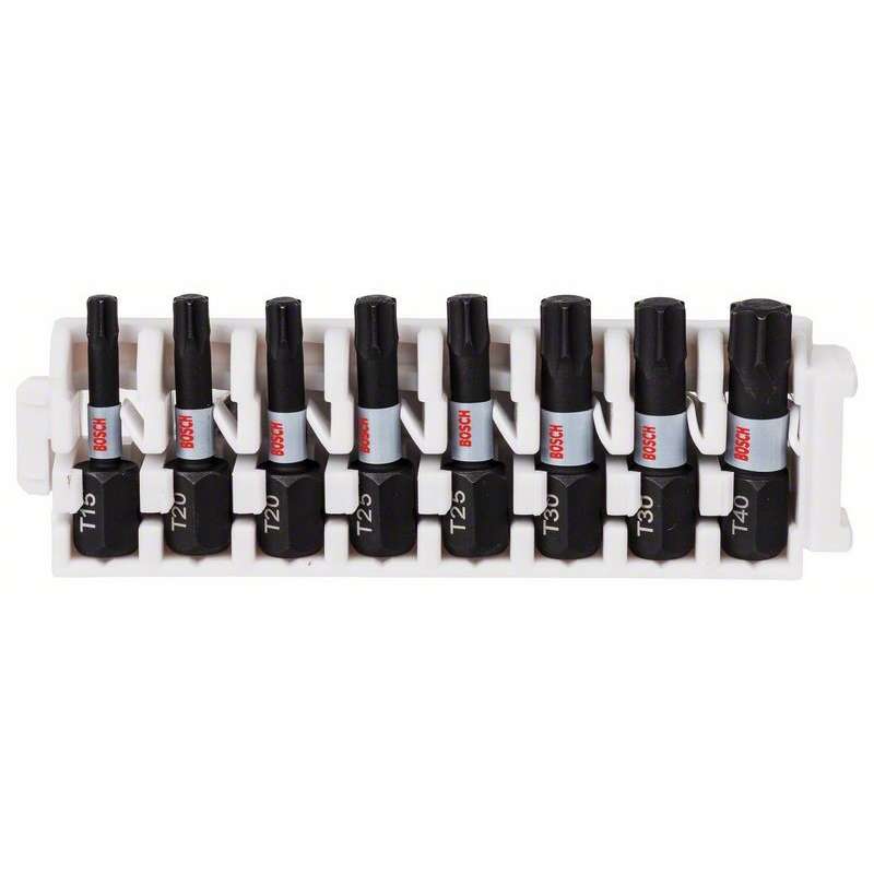 Packs d’embouts de vissage BOSCH Professional 2608522322 Impact Control (8 pièces)