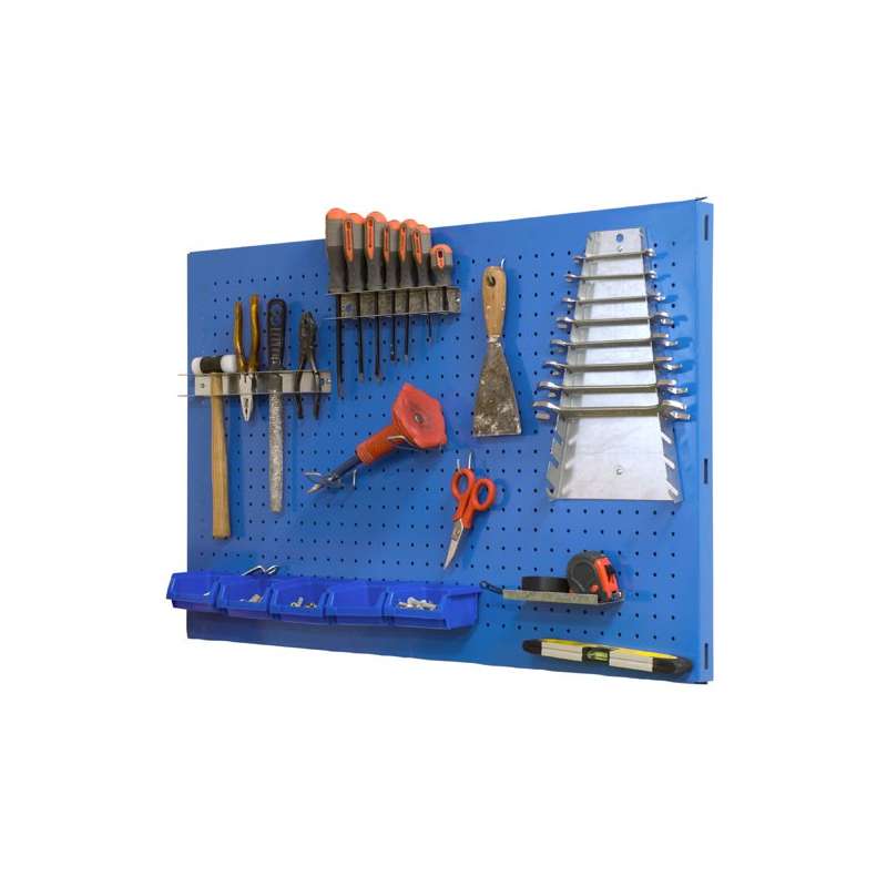 Panneau mural bleu pour atelier SIMONRACK