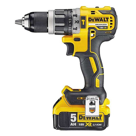 Perceuse-visseuse à percussion 18V DEWALT DCD796P2-QW Brushless avec coffret et 2 batteries 5,0 Ah