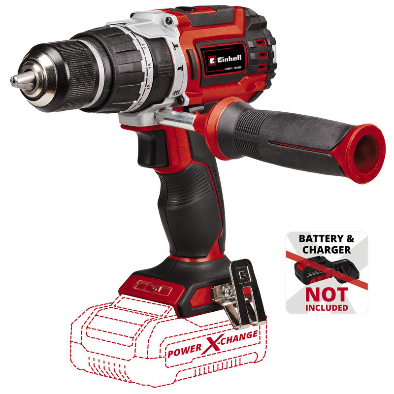 Perceuse Visseuse à percussion sans fil 18V 60Nm EINHELL TP-CD 18/60 Li-i BL-Solo Power X-Change (vendu sans batterie)