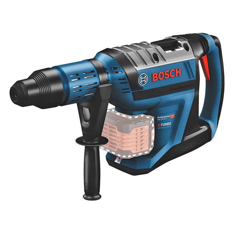 Perforateur sans-fil Bi turbo BOSCH 0611913000 - GBH 18V-45 C Professional SDS max (vendu sans batterie)