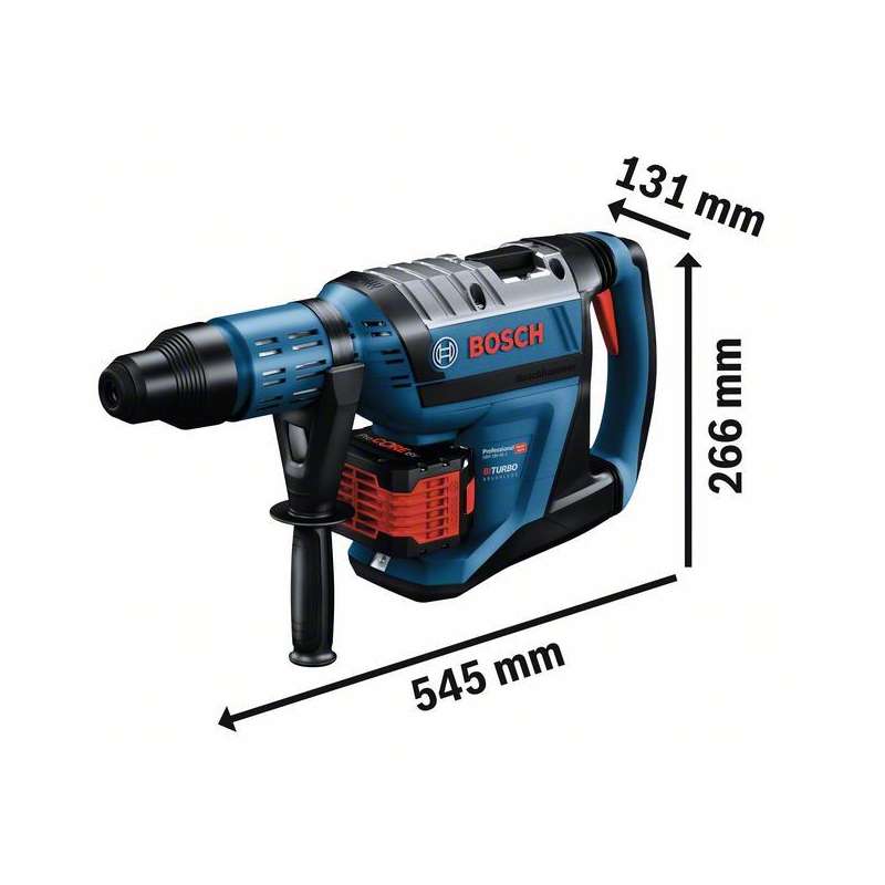 Perforateur sans-fil Bi turbo BOSCH 0611913000 - GBH 18V-45 C Professional SDS max (vendu sans batterie)