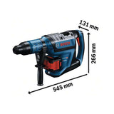 Perforateur sans-fil Bi turbo BOSCH 0611913000 - GBH 18V-45 C Professional SDS max (vendu sans batterie)