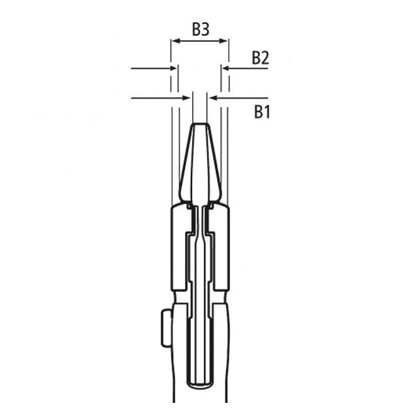 Pince-clé 150mm KNIPEX 86 03 150 capacité 27mm