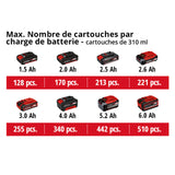 Pistolet a sceller sans fil 18V 10mm/s EINHELL TE-SG 18/10 Li-Solo Power X-Change (vendu sans batterie)