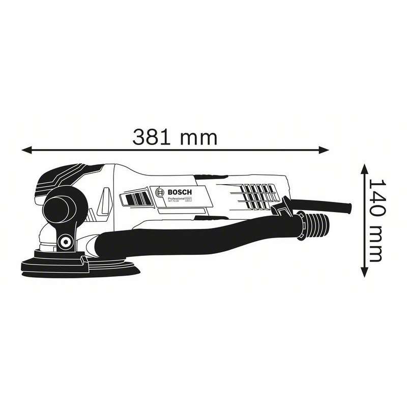 Ponceuse excentrique  BOSCH GET 75-150 Professional 750W Ø 150mm