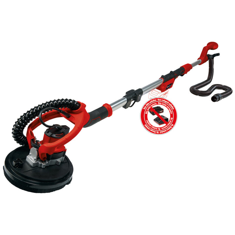 Ponceuse Girafe sans fil 18V, 600-1200 trs/min EINHELL TP-DW 18/225 Li - solo Power X-Change (vendu sans batterie)