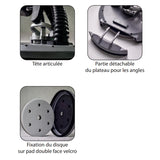 Ponceuse murs et plafonds - LEMAN - 550 W - 1540 mm