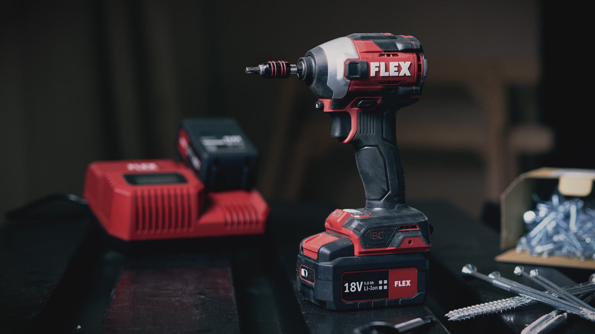 Visseuse à percussion FLEX ID 1/4" 18.0-EC HD C 18V 58Nm (vendu sans batterie)