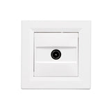Prise TV encastrable SCHNEIDER Asfora EPH3200121 connecteur mâle - 9,5 mm -blanc