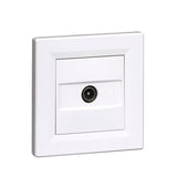 Prise TV encastrable SCHNEIDER Asfora EPH3200121 connecteur mâle - 9,5 mm -blanc