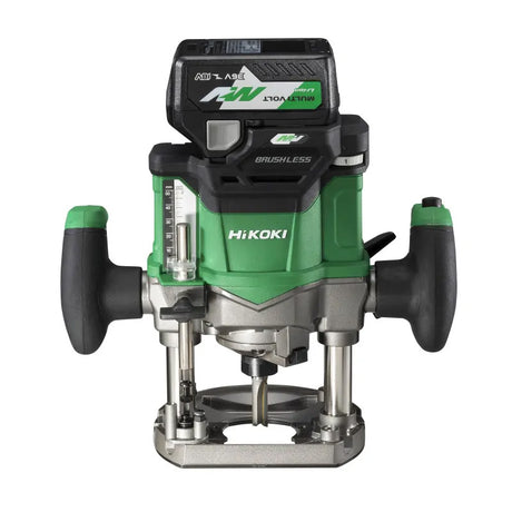 Défonceuse pince 12mm 2x36V 2,5Ah MV Brushless Hikoki M3612DAWPZ Vit variables, en coffret Hitcase Prof fraisage 50 mm