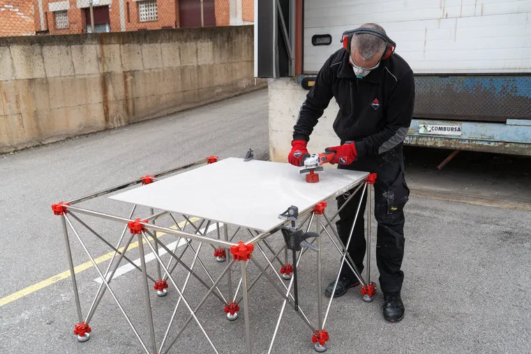 Table rétractable grand modele 300X120 - RUBI - 28917
