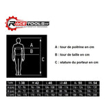 Salopette de Travail 35% Coton 65% Polyester NEO TOOLS 81-240