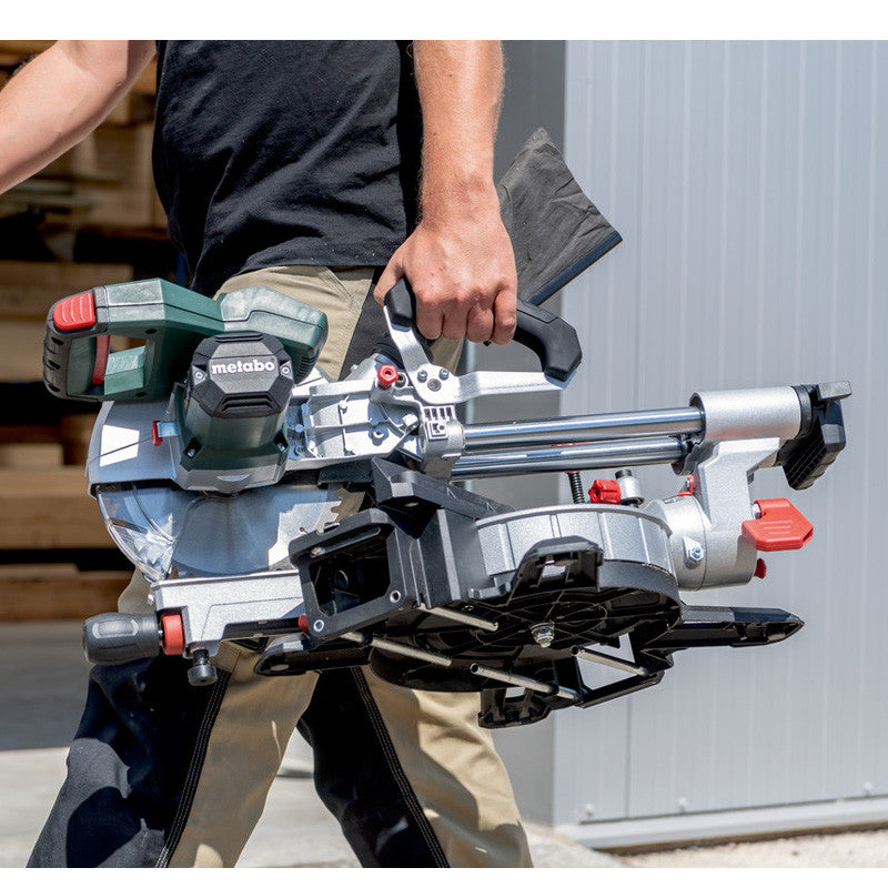Scie à onglet radiale ∅216 mm 18V - METABO 614216850 - KGS 18 LTX BL 216 (sans batterie)