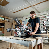Scie à onglet radiale ∅254mm 18V - METABO 614254850 - KGS 18 LTX BL 254 (sans batterie)
