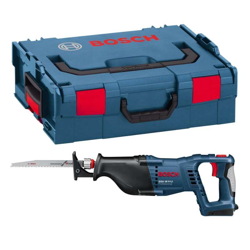 Scie Sabre BOSCH 060164J007 - GSA 18 V-LI Professional (vendu sans batterie) avec L-Boxx
