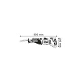 Scie sabre BOSCH pro GSA 1100 E 1100 W