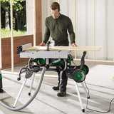 Scie sur table 254 mm HIKOKI C10RJWAZ 1500W avec support rabattable