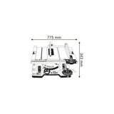 Scie sur table BOSCH 0601B30400 - GTS 10 XC Professional - Ø 254 mm - 2000 W