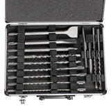 Coffret de Forets et de Burins MAKITA D-42444 à emmanchement SDS-Plus (17 pièces)