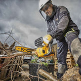 Tronçonneuse élagueuse 18V DEWALT DCM565P1-QW avec une batterie 5,0 Ah