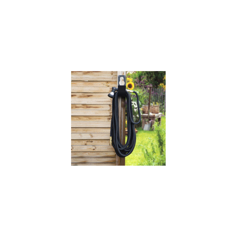 Tuyau extensible GREEN & GROW GG008573+GG006760 + pistolet multi-jets + Support en métal