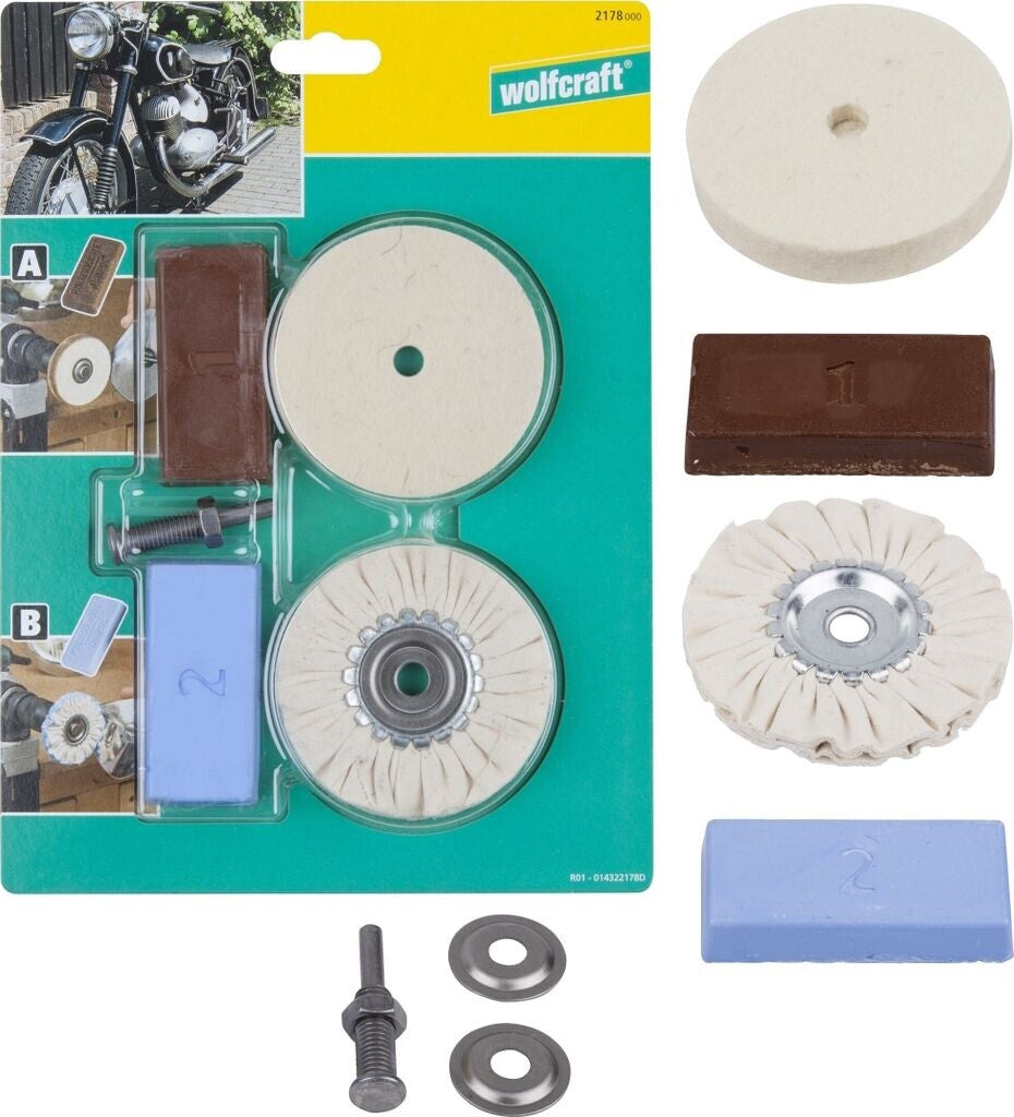 Kit de polissage - renov' Chrome - WOLFCRAFT 2178000